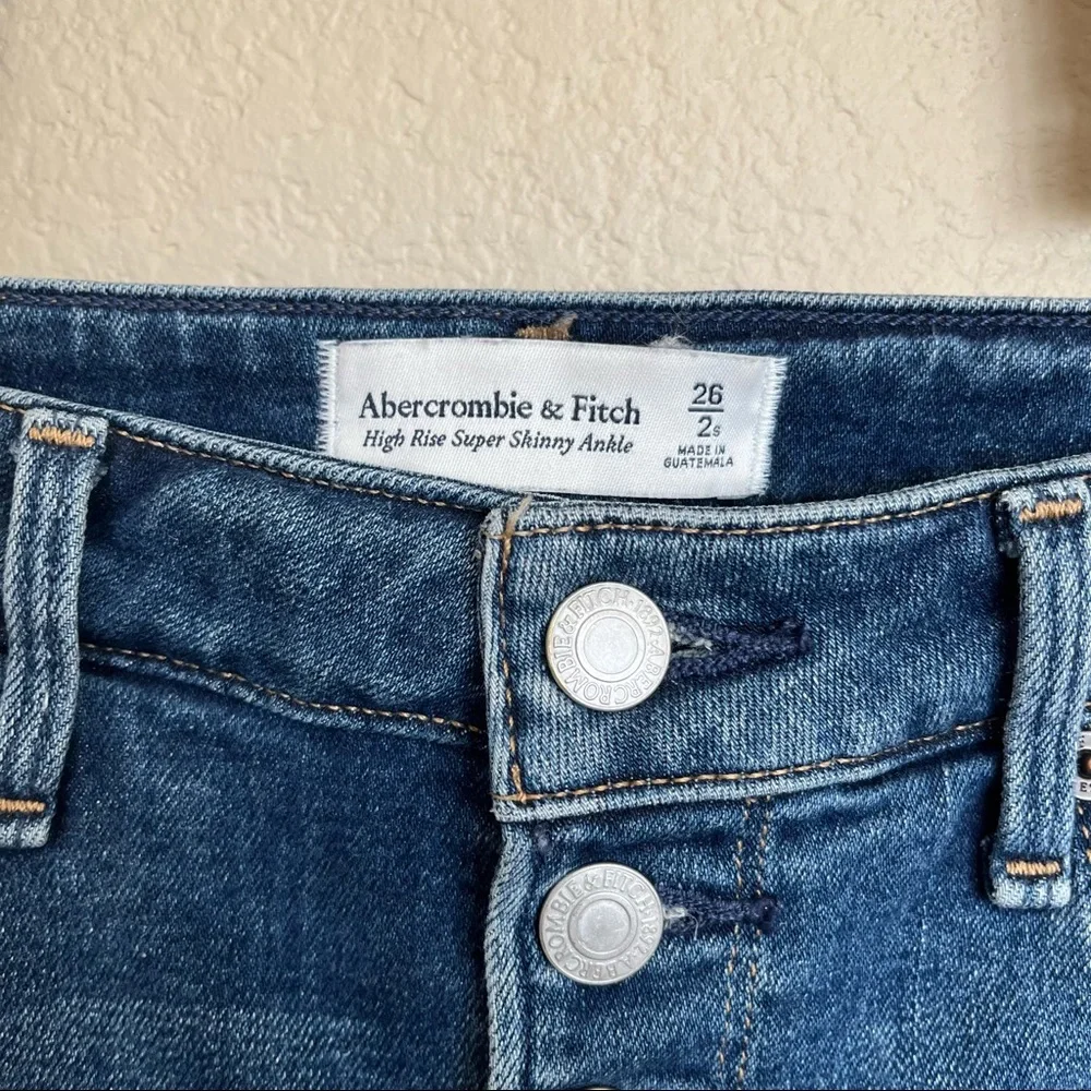 Abercrombie High Rise Super Skinny Ankle Jeans - Picture 5 of 13